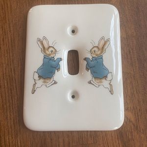 Beatrice Potter light switch cover